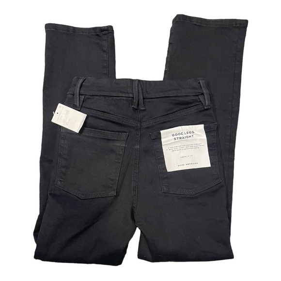 Good American Good Legs Straight Pull On Jeans - Picture 4 of 6